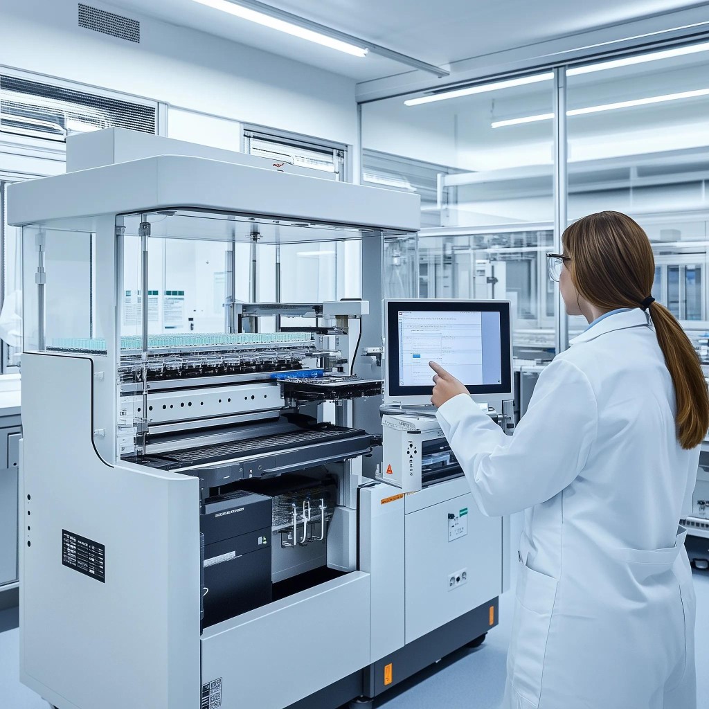 Healthcare technology laboratory — precision operations